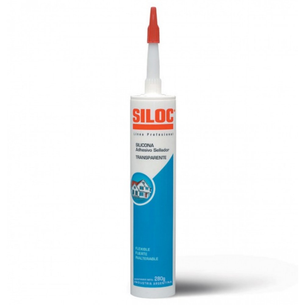 Silicona Adhesivo Sellador Siloc Ml Transparente