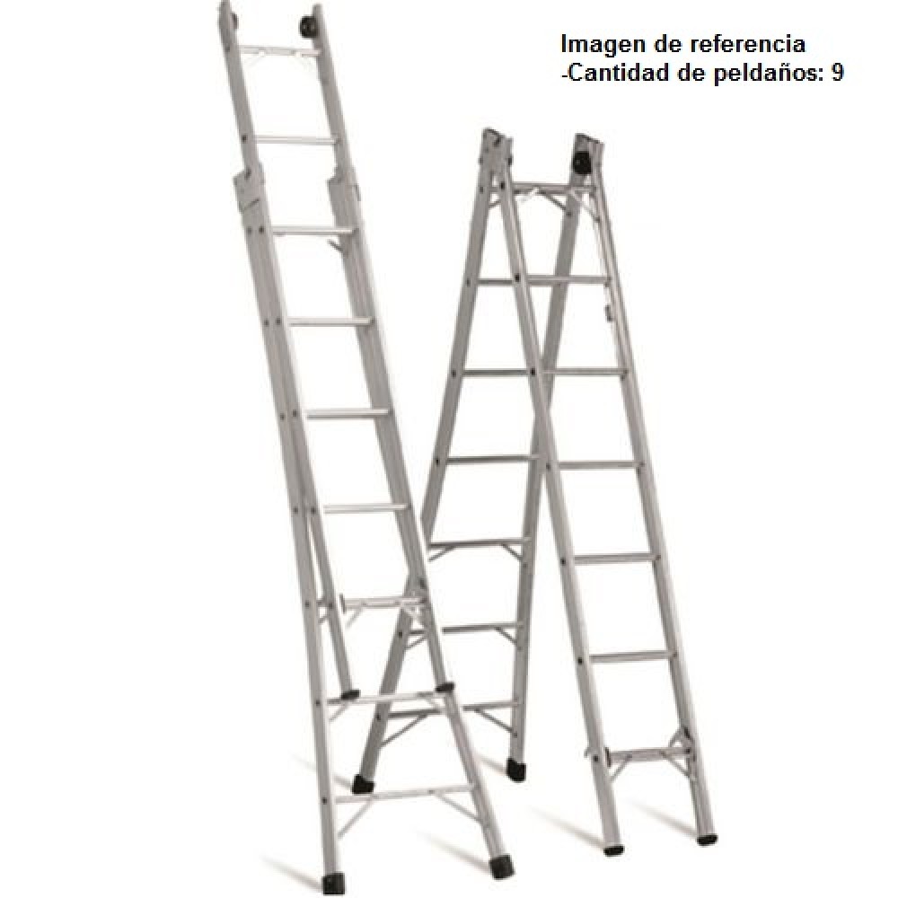 Escalera Multiuso Extensible Alustep P009 9pel 4 9m