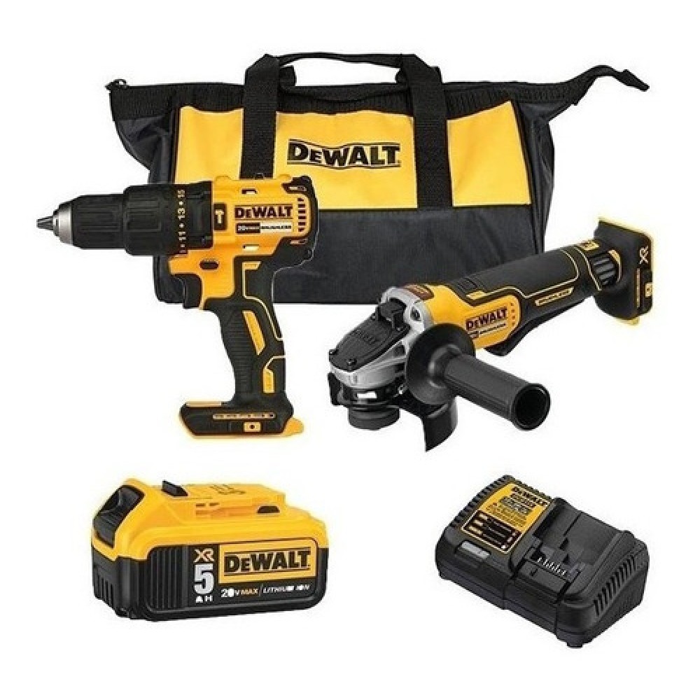 Taladro Amoladora a Batería DEWALT DCK248P1 20V