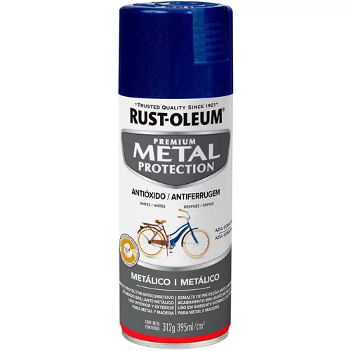 Anticorrosivo En Aerosol Rust Oleum Azul Met Lico