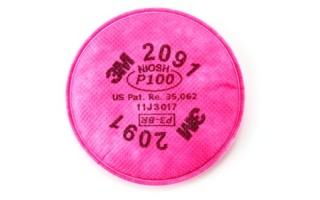 Filtro 3M 2091 Alta Eficiencia p/ Partículas NIOSH P100 Filtro 3M 2091 Alta Eficiencia p/ Partículas NIOSH P100
