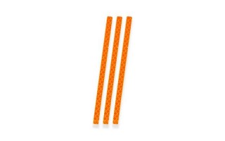 Cinta Reflectiva Para Bicicletas 3M 7x14.5mm Naranja x12u Cinta Reflectiva Para Bicicletas 3M 7x14.5mm Naranja x12u