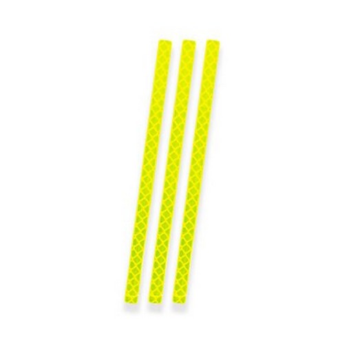 Cinta Reflectiva Para Bicicletas 3M 7x14.5mm Amarillo x12u