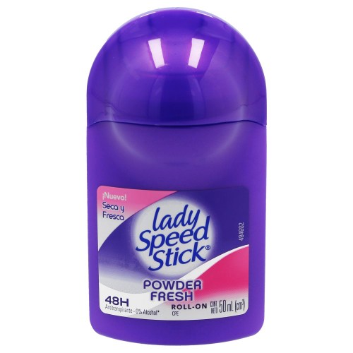 Desodorante PowdeFreShampoo LADY SPEED STICK Roll On 50ml