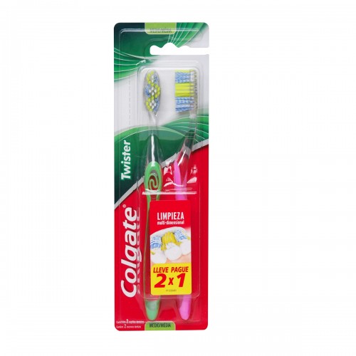 Cepillo Dental TwisteMedio 2 X 1 COLGATE