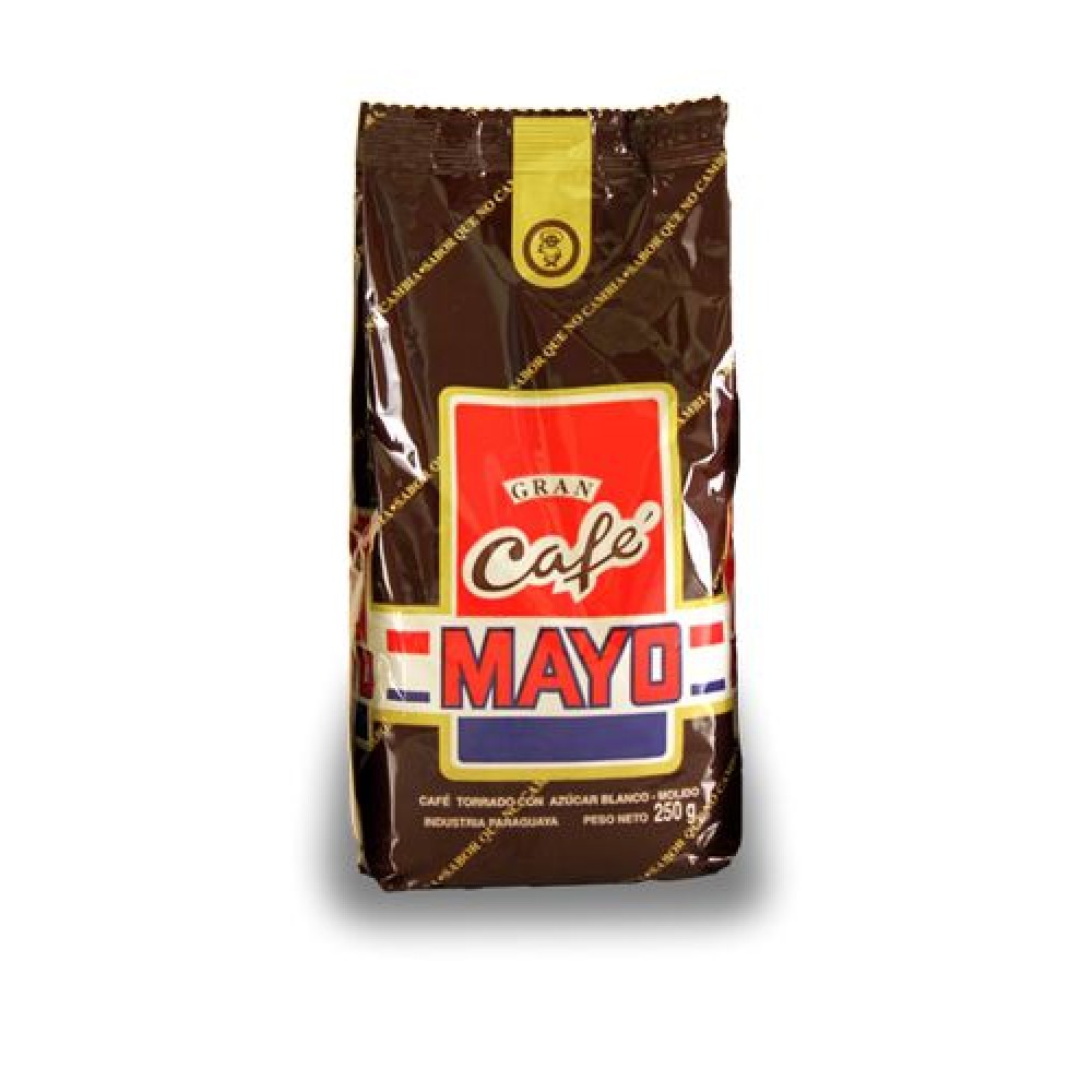 Cafe MAYO Torrado con Azucar Blanco Molido 250g