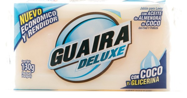 Jabón De Coco Guaira Deluxe Con Glicerina Pan 130g 1851