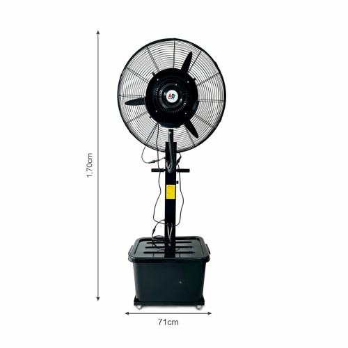 Ventilador de Pie Humidificador Air Boss 3Vel. 65cm 3 Aspas