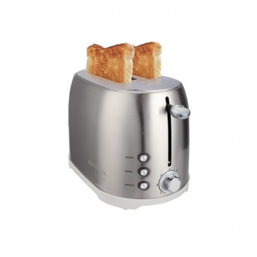 Tostadora Aiwa AW-TD1729-A 2 Panes 800W Inox.