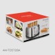 Tostadora Aiwa AW-TD5728-A 4 Panes 1600W Inox.