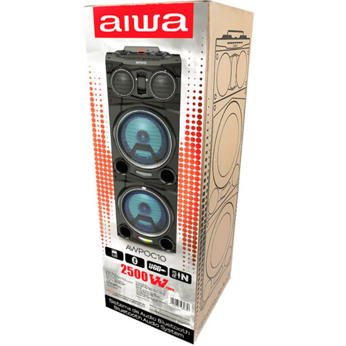 Equipo de Audio Portatil Aiwa AWPOC10 2500W