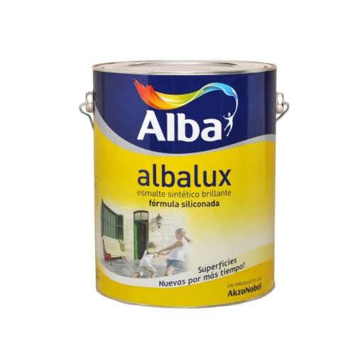 Pintura Alba Albalux Sintético Brillante Marfil 1L