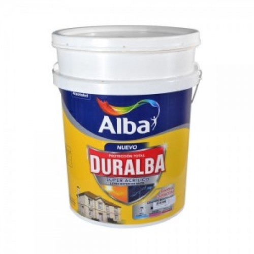 Pintura Alba Duralba Latex Acrilico Ext. Ocre 20L