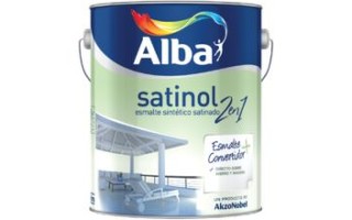 Pintura Alba Satinol Sintetico Satinado Verde Guajira 4L Pintura Alba Satinol Sintetico Satinado Verde Guajira 4L