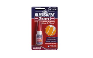 Adhesivo Instantáneo Alma Super 2en1 10g Adhesivo Instantáneo Alma Super 2en1 10g