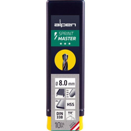 Broca para Metal Alpen Sprint Master 5,5mm 10u