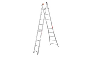 Escalera Articulada Extensible Alulev ED109 Aluminio 9pel. 4,8m Escalera Articulada Extensible Alulev ED109 Aluminio 9pel. 4,8m