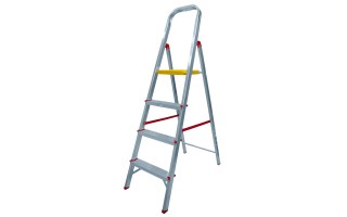 Escalera Tijera Alulev RN204 Aluminio 4pel. 89cm Escalera Tijera Alulev RN204 Aluminio 4pel. 89cm