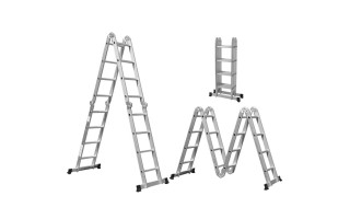 Escalera Multiuso Alustep A404 Aluminio 16pel. 4,45m Escalera Multiuso Alustep A404 Aluminio 16pel. 4,45m