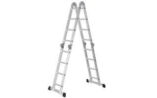 Escalera Multiuso Alustep A404 Aluminio 16pel. 4,45m Escalera Multiuso Alustep A404 Aluminio 16pel. 4,45m