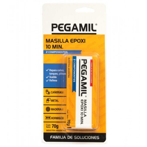 Masilla Epoxi Pegamil 10min 70g Blíster