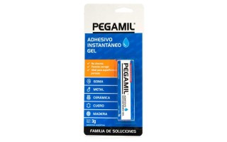 Adhesivo Instantaneo GEL Pegamil Blister 3g Adhesivo Instantaneo GEL Pegamil Blister 3g
