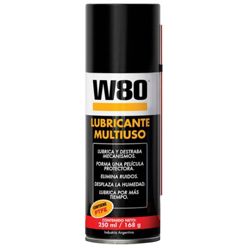 Lubricante Multiuso con PTFE W80 Aerosol 250ml