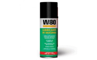 Lubricante de Silicona W80 Aerosol 240ml Lubricante de Silicona W80 Aerosol 240ml