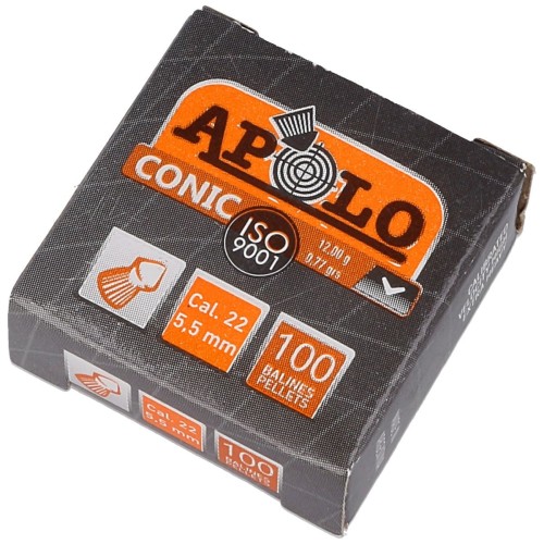 Balines para Aire Comprimido Apolo Conic 5,5mm 100u Balines para Aire Comprimido Apolo Conic 5,5mm 100u