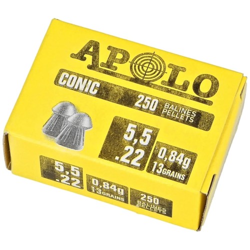 Balines para Aire Comprimido Apolo Conic 5,5mm 250u
