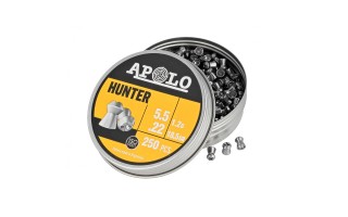 Balines para Aire Comprimido Apolo Hunter 5,5mm 250u Balines para Aire Comprimido Apolo Hunter 5,5mm 250u