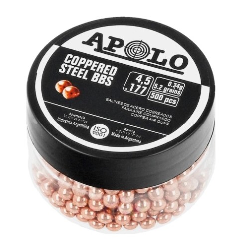 Balines para Aire Comprimido Apolo E19983 4,5mm 500u Balines para Aire Comprimido Apolo E19983 4,5mm 500u