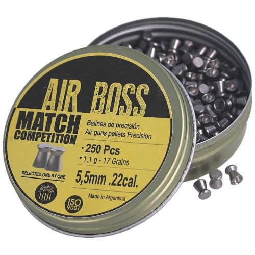 Balines para Aire Comprimido Apolo Match Comp. 5,5mm 250u