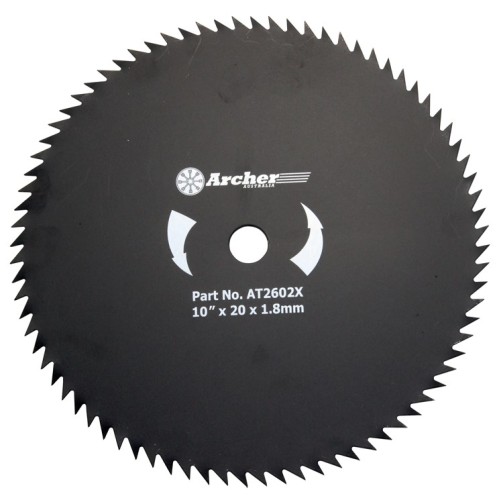 Repuesto Archer Disco para Desmalezadora 250x25mm 80di
