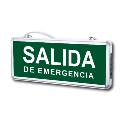 Señalización LED Argo 117985 Salida de Emergencia Verde