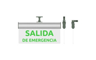 Señalización LED Argo 117996 Salida de Emergencia Transparente Señalización LED Argo 117996 Salida de Emergencia Transparente