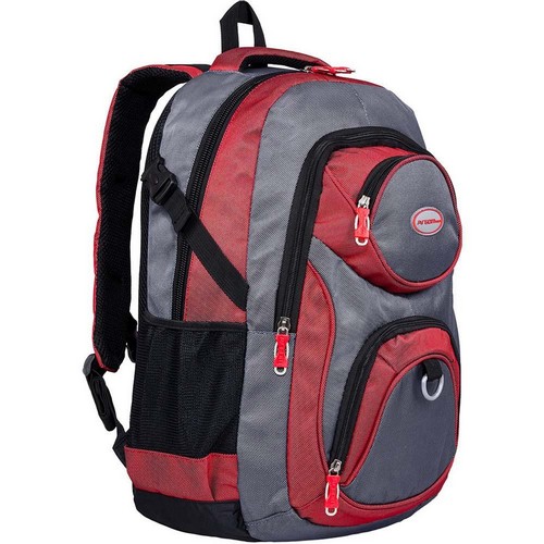 Mochila para Notebook Argom Tech BP-0711R Gris y Rojo