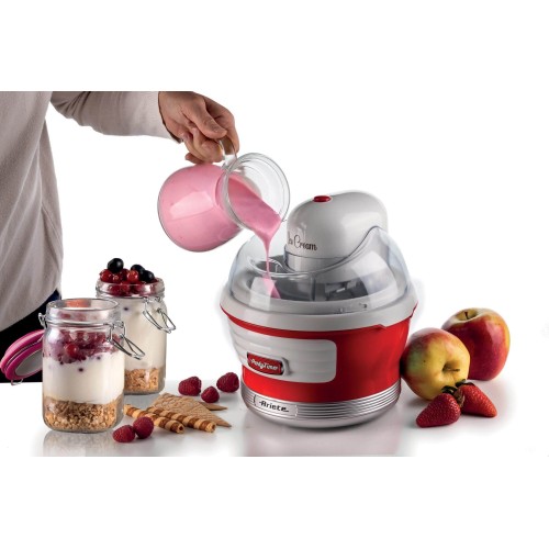 Fabricadora de Helados Ariete Party Time 1,5L 12W Rojo