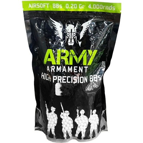 Balines para Aire Comprimido Army Armament BBs 6mm 4000u