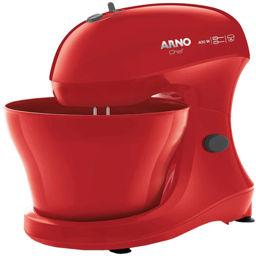 Batidora Arno Chef BSM02 5L 400W 5Vel. Rojo