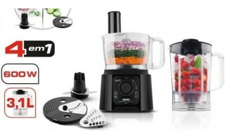 Multiprocesador Arno EDAMPDO16 600W 1,5L 2vel. Multiprocesador Arno EDAMPDO16 600W 1,5L 2vel.