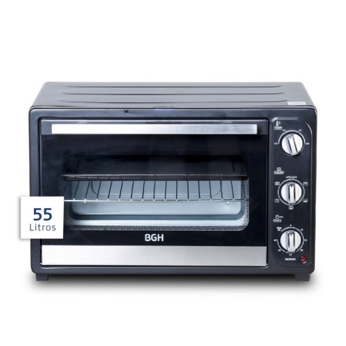 Horno Eléctrico BGH BHE55M24 55L 2000W Negro