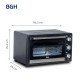 Horno Eléctrico BGH BHE55M24 55L 2000W Negro