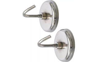 Soporte Magnético tipo Gancho BGS DIY 79913 35mm 3,5kg 2u Soporte Magnético tipo Gancho BGS DIY 79913 35mm 3,5kg 2u