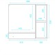 Mueble de Baño BRV BBN-07 Blanco