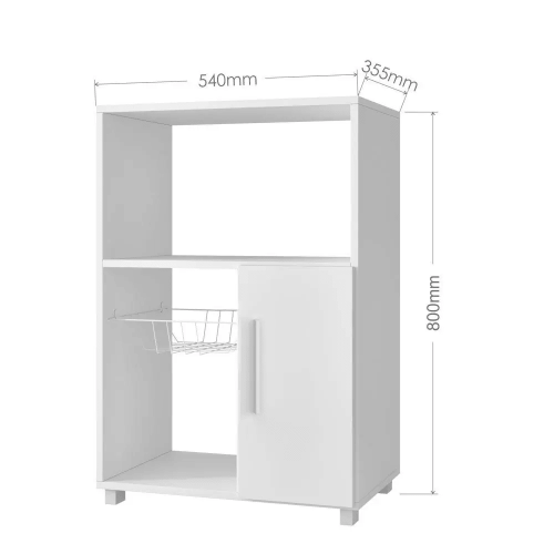 Mueble de Cocina BRV BF-11 con Frutero Blanco