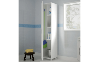 Armario Multiuso BRV BS-03 Blanco 1 puerta Armario Multiuso BRV BS-03 Blanco 1 puerta