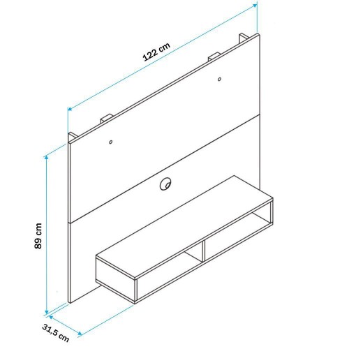 Panel para Televisor BRV RP-06 Marrón Hasta 48''