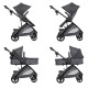 Carrito para Bebés Babytrend Passport Switch Negro