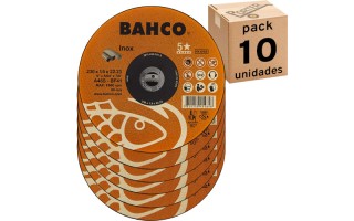 Disco de Corte Acero Inox. Bahco 3911 230mm x 1,9mm x10u